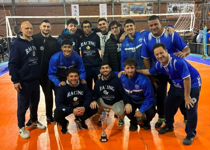 Racing fue subcampe�n en el Nacional de v�ley